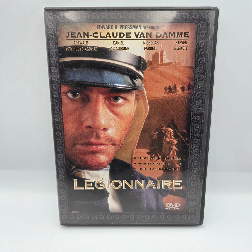 Legionnaire DVD Jean-Claude Van Damme Action War Movie 1998 Full Frame VGC
